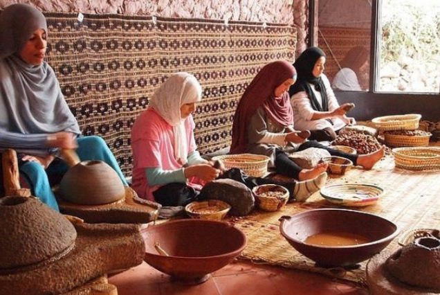 Atelier de production d’huile d’argan