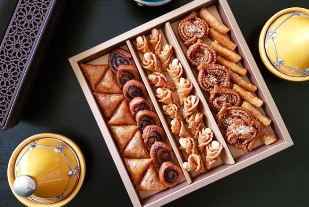 Coffret de gâteaux marocains