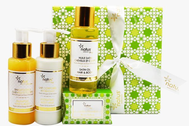 Coffret de produits cosmétiques Bio